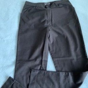 Agnes B. black cotton pants, long, made in France